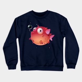 puffer fish Crewneck Sweatshirt